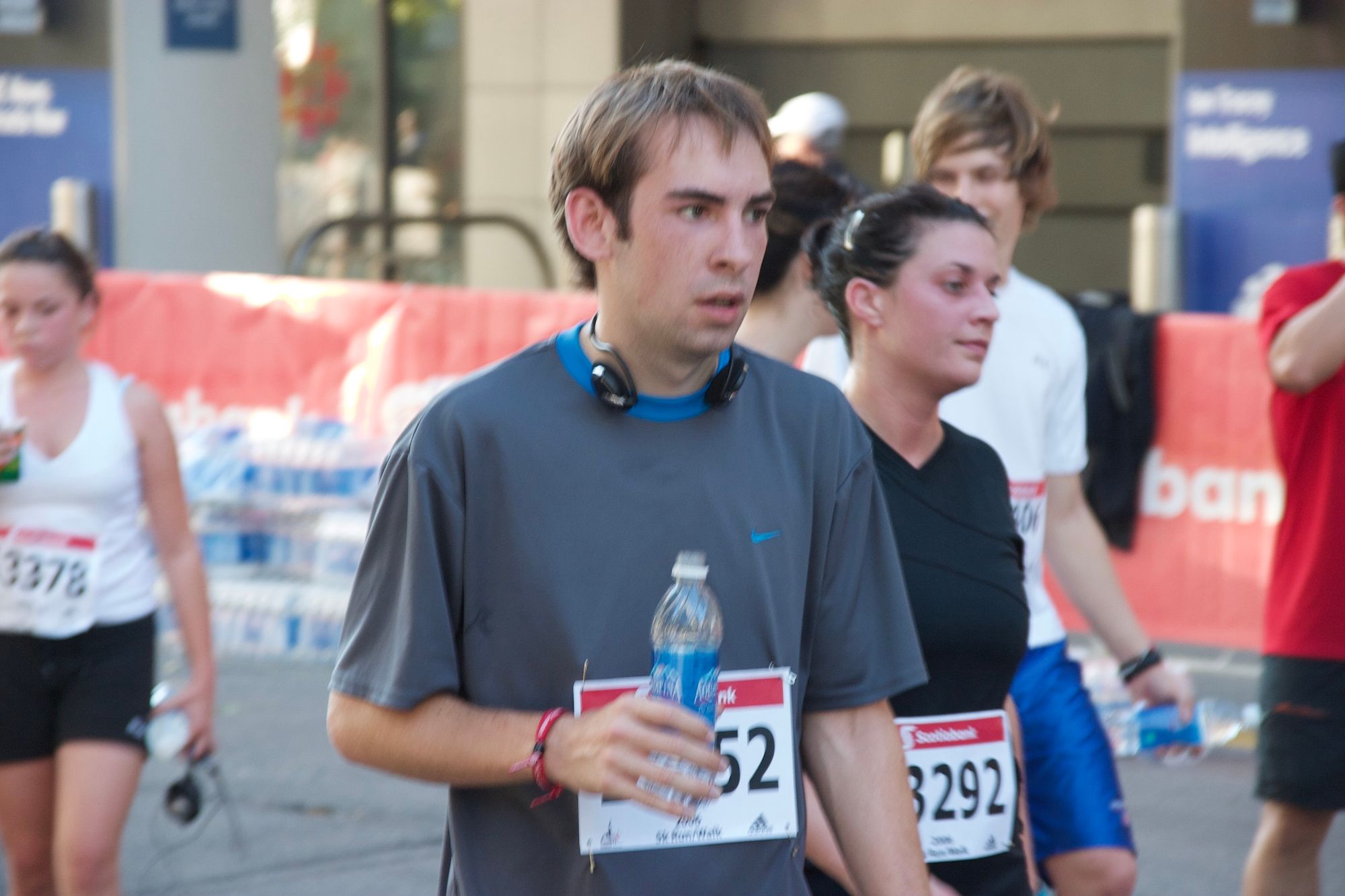 The author in 2006, post-5k race.